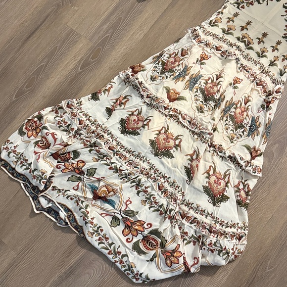 NWT FARM RIO Cream Majestic Hearts Maxi Dress - Picture 8 of 8